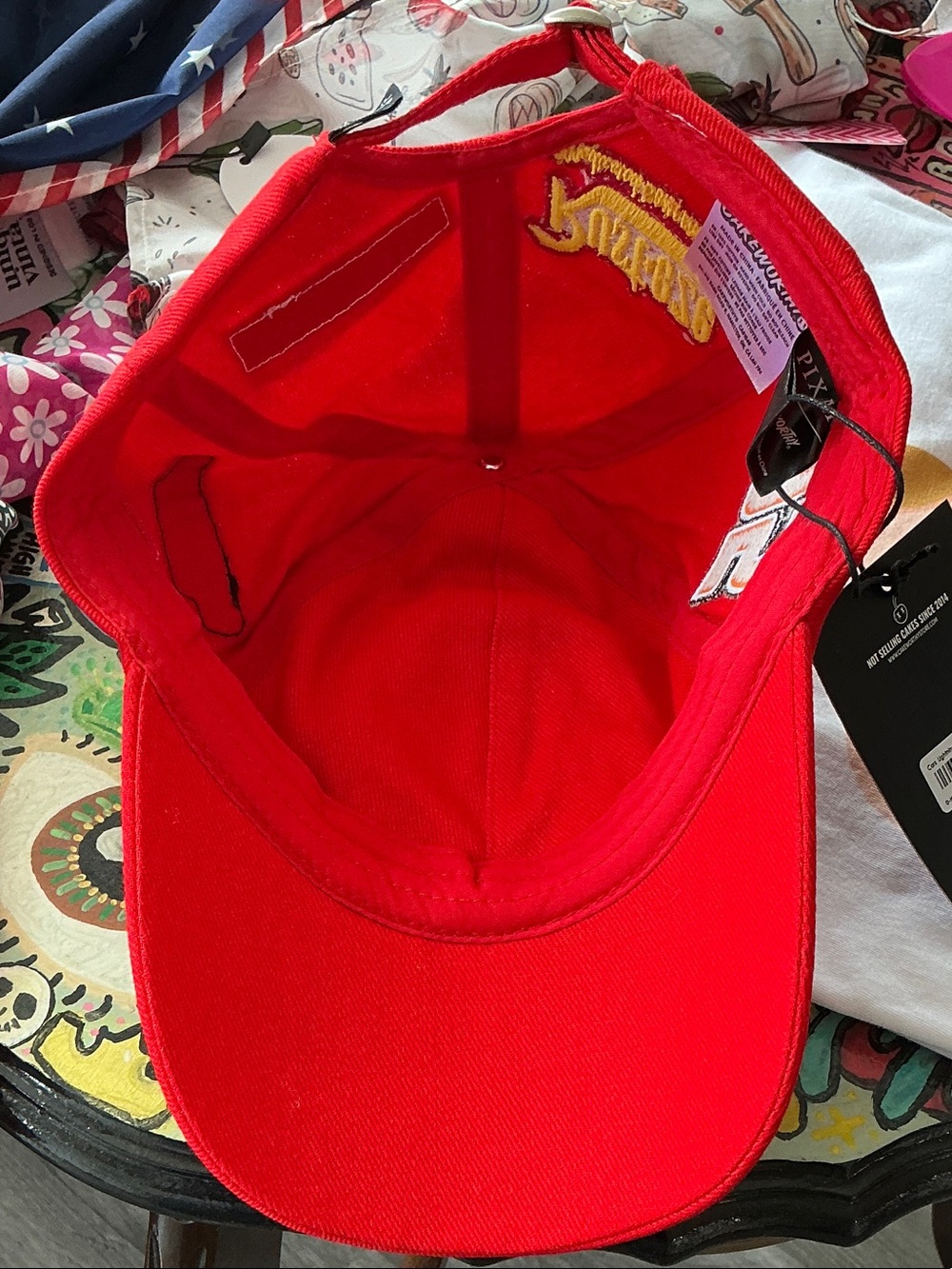 Rust-eze Red Embroidered Racing Cap - Picture 3 of 3